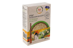Рис нешлифованный Art Foods к/у 4х50г