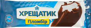 Мороженое 15% пломбир в кондитерской глазури Хрещатик м/у 75г