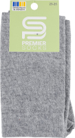 Гольфи підліткові Premier socks сірий р.23-25