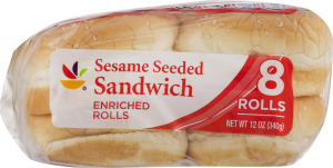 Ahold Sesame Seeded Sandwich Rolls - 8 CT