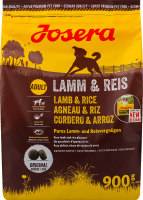 Корм сухой полнорационный для взрослых собак Lamb&Rice Josera м/у 900г