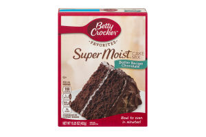Betty Crocker Super Moist Cake Mix Butter Recipe Chocolate
