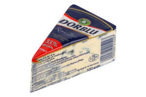 Сир 55% напівтвердий з блакитною пліснявою Royal Blu Dorblu Kaserei Сhampignon м/у 100г