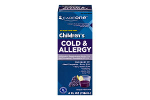 CareOne Children's Cold & Allergy Grape