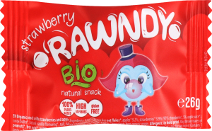 Печиво Rawndy з полуницею