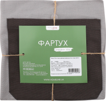 Фартух Паста сіро-графітний напівпанама Homeline