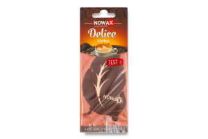 Ароматизатор д/авто Delice Coffee целюлоза Nowax