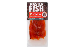 Сьомга смужки Master Fish х/к 1с в/у 100г