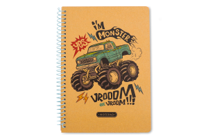 Блокнот А5 клітинка 80аркушів N9595 Буржуа