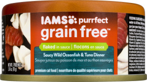 Iams Purrfect Grain Free Cat Food Saucy Wild Oceanfish & Tuna