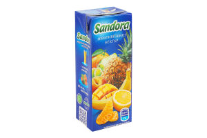 Нектар неосвітлений пастеризований Мультивітамін Sandora т/п 200мл
