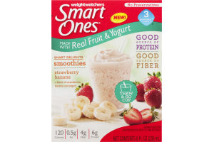Weight Watchers Smart Ones Smoothies Strawberry Banana
