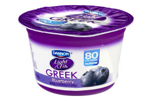 Dannon Light & Fit Greek Nonfat Yogurt Blueberry