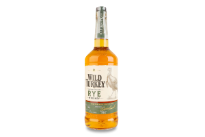 Виски 0.7л 40.5% ржаной 81 Bourbon Wild Turkey бут
