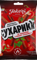 Сухарики ржано-пшеничные Томат спайси Jokers м/у 60г
