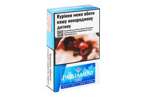 Сигареты с фильтром Parliament Soho Compact Blue 20шт