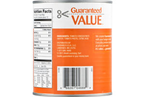 Guaranteed Value Tomato Puree