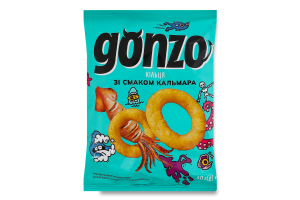 Кольца кукурузные со вкусом кальмара Gonzo м/у 40г