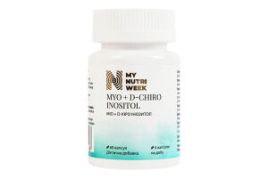 Добавка дієтична капсули Міо + D-Хіро Інозитол My Nutri Week 60шт