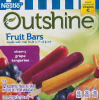 Nestle Outshine Fruit Bars Assorted Fruit Ice Bars - 12 CT