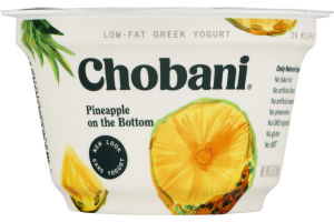Chobani Greek Yogurt Pineapple On The Bottom