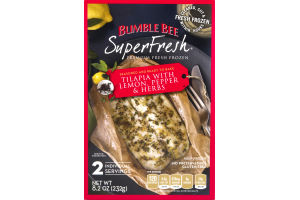 Bumble Bee SuperFresh Tilapia with Lemon Pepper & Herbs - 2 CT