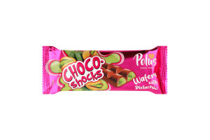 Вафли глазированные с фисташкой Choco-Shocks Polus м/у 45г