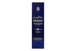 Бренди 500мл 40% армянский Akhtamar Ararat к/у