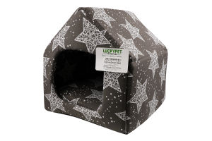 Будиночок д/котів Джесі №2 сірий 34*39*38см Lucky Pet