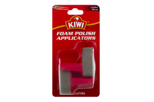 Kiwi Foam Polish Applicators Leather Shoes - 2 CT