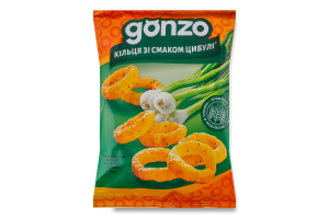 Кольца кукурузные со вкусом лука Gonzo м/у 40г