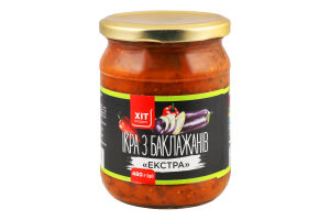 Баклажани в аджиці 480г твіст/б Хіт Продукт