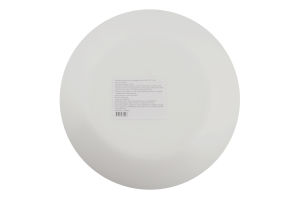 Тарілка десертна біла склокераміка d18см №CK28-06-317 Linyi Boyou Ceramic Co. Ltd 1шт
