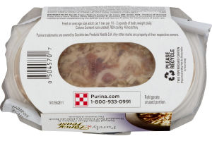 Purely Fancy Feast Cat Food Natural White Meat Chicken Meat Shredded Beef Entree in Delicate Broth