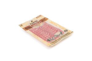 Ковбаса нарізка з м'яса птиці Салямі Золота Ранчо 1с с/к лоток 0.075кг