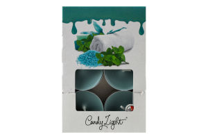 Свечи ароматические парафиновые №TL6A/1 Minty hammam Candy Light 6шт