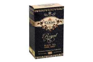 Чай чорний листовий Earl Grey Royal Edems к/у 100г
