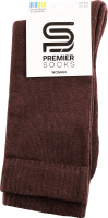 Шкарпетки жіночі Термо шоколад махровий слід р.23-25 Premier Socks