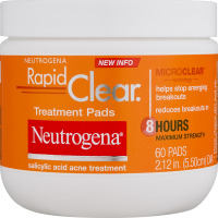 Neutrogena Rapid Clear Acne Treatment Pads - 60 CT