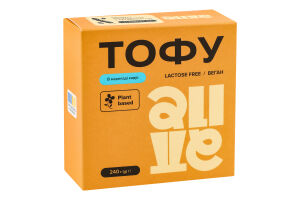 Тофу в маринаде карри Alive к/у 240г