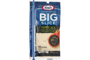 Kraft Big Slice Cheese Slices Pepper Jack - 10 CT