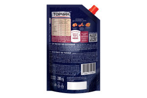 Соус томатный пять перцев пастеризованный Чили Торчин д/п 200г