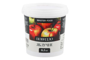 Повидло яблучне пастеризоване 500г відро Master-Food