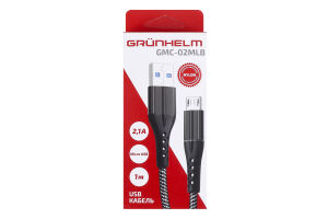 Кабель Grunhelm Micro USB 1м GMC-02MLB