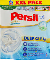 Засіб миючий для прання білих та світлих речей 4в1 Диски Sensitive Expert Deep clean Persil 37х16.5г