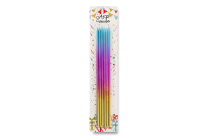 Свеча цветная 24.5см №KYYW187 Greenwich Products Co. Limited 6шт