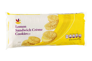 Ahold Lemon Sandwich Creme Cookies