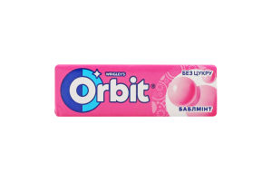 Гумка жувальна без цукру Баблмінт Orbit м/у 14г