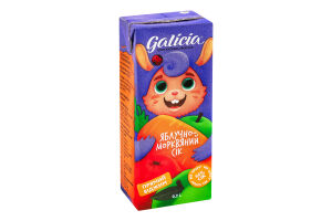 Сок яблочно-морковный Galicia т/п 0.2л