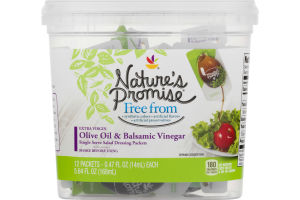 Nature's Promise Dressing Packets Extra Virgin Olive Oil & Balsamic Vinegar - 12 CT